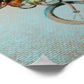 Badass Hyena Reiten Poster (Ecke)