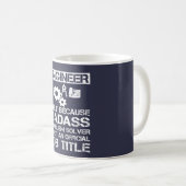 Badass Ingenieur Kaffeetasse (VorderseiteRechts)