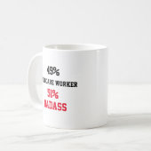 Badass Kaffeetasse (Vorderseite Links)