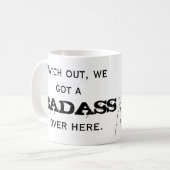 BADASS KAFFEETASSE (Vorderseite Links)