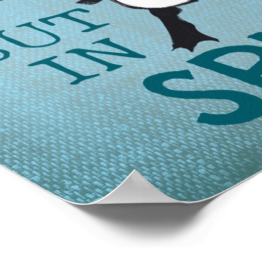 Badass Karate Penguin Motivierend Poster (Ecke)