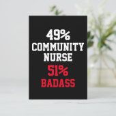 Badass-Karte der Gemeinschaft Karte (Stehend Vorderseite)