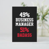 Badass-Karte für den Manager Karte (Stehend Vorderseite)