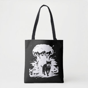 Badass-Katze mit Sonnenbrille, die vom e weggeht Tasche