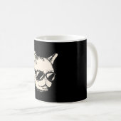 Badass-Katze mit Sonnenbrille-Katze Kaffeetasse (VorderseiteRechts)