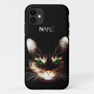 Badass Katzen - grüne Augen Case-Mate iPhone Hülle