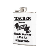 Badass Lehrer Flachmann (Links)