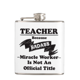 Badass Lehrer Flachmann