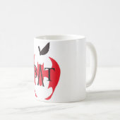 Badass Lehrer-Vereinigung - SCHLÄGER-Apfel Kaffeetasse (VorderseiteRechts)