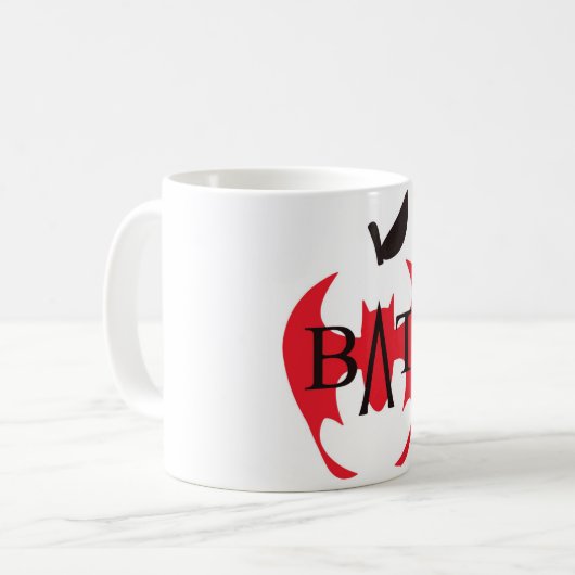 Badass Lehrer-Vereinigung - SCHLÄGER-Apfel Kaffeetasse (Vorderseite Links)