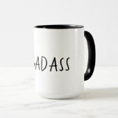 BADASS LUSTIGES MUG_# BADASS TASSE (VorderseiteRechts)