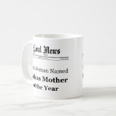 Badass Mother of the Year Tasse (Vorderseite Links)