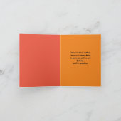 Badass, nichts zu tun, ist ein Rätsel Karte (Innenseite)