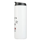 Badass, Ninja, Superstar, Pilates Instructor Thermosbecher (Nach rechts gedreht)