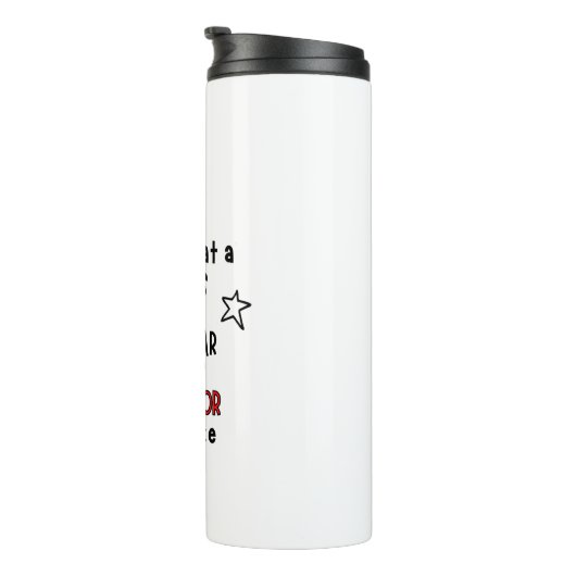 Badass, Ninja, Superstar, Pilates Instructor Thermosbecher (Nach rechts gedreht)