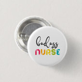 Badass Nurse Button (Vorne & Hinten)