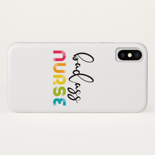 Badass Nurse Case-Mate iPhone Hülle (Rückseite (Horizontal))