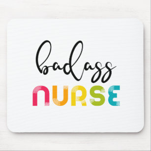 Badass Nurse Mousepad