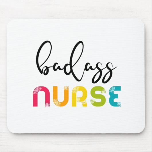 Badass Nurse Mousepad (Vorne)