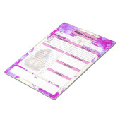 Badass Nurse Pinup _ Klinische Planung Notizblock (angewinkelt)