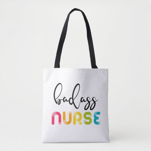 Badass Nurse Tasche (Vorderseite)