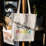 Badass Nurse Tragetasche<br><div class="desc">Bright and stylish design for all the badass nurses and caregivers!</div>