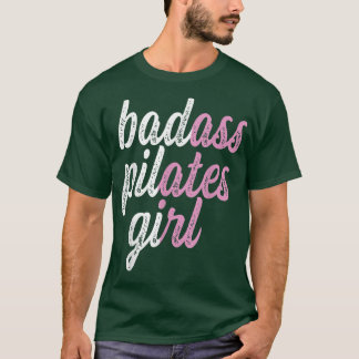 Badass Pilates Girl Gym Bunny T-Shirt