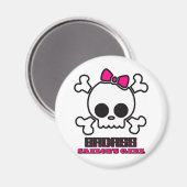 Badass Sailor-Mädchen Magnet (Vorderseite/Rückseite)