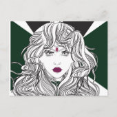 Badass Sailor Pluto Postkarte (Vorderseite)