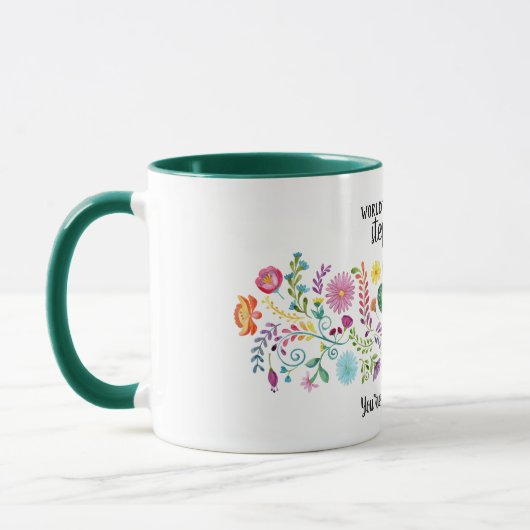 BADASS Stepmutter - Eine Art floraler Kakteen Tasse (Links)