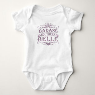 Badass-Südglocke (Banner) Baby Strampler