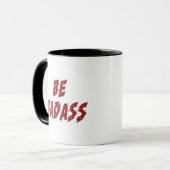 Badass Tasse (Vorderseite Links)