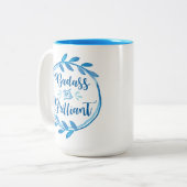 Badass und glänzende Tasse (Vorderseite Links)