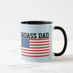 BADASS VATER PATRIOTISCHE KAFFEE TASSE