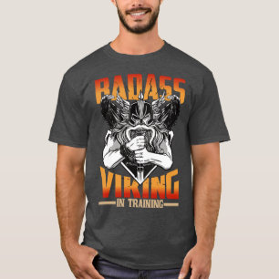 Badass-Wiking in der Valhalla Norse Fantasie T-Shirt