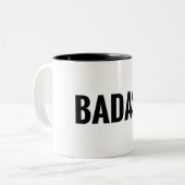 Badass Zweifarbige Tasse (Vorderseite Links)