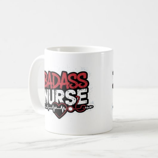 Badasschwester Kaffeetasse (Vorderseite Links)