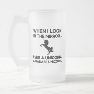 BADASSE UNICORE MATTGLAS BIERGLAS