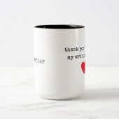 Badasswriter bestie Tasse - groß (Mittel)