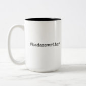 Badasswriter bestie Tasse - groß (Links)