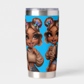 Baddie CHIBI DOLL Thermobecher (Rückseite)