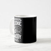 Baddie mit einem toten Daddy Dead Vater Club Funny Kaffeetasse (Vorderseite Links)