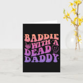 Baddie mit einem toten Daddy-Design Karte (Gelbe Blume)