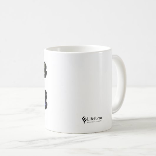 Baddie mit einer Haushaltskaffee-Tasse Kaffeetasse (VorderseiteRechts)