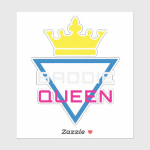 Baddie Queen Krone Y2K Aufkleber