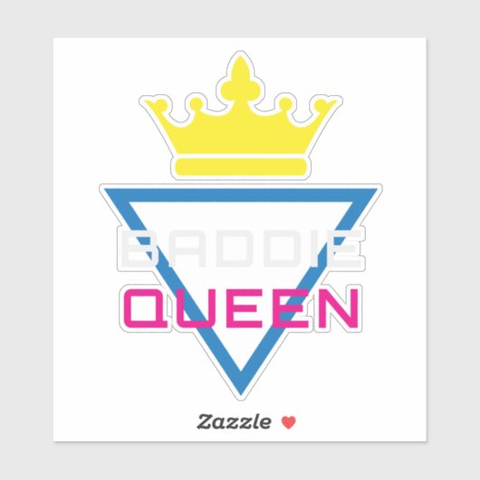 Baddie Queen Krone Y2K Aufkleber (Blatt)