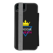 Baddie Queen Krone Y2K Incipio iPhone Geldbeutel-Hülle (Folio Rückseite)