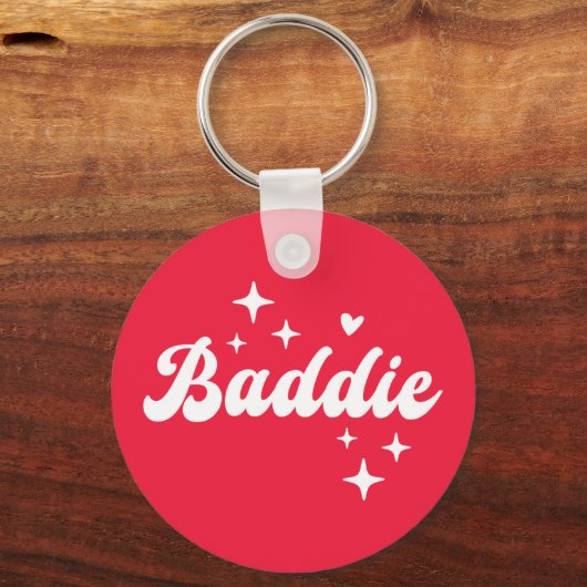 Baddie Schlüsselanhänger (Vorderseite)