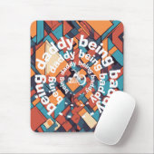 Baddy Daddy Chopper, geometrisches Rebellendesign Mousepad (Mit Mouse)