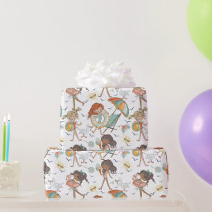 Bade-Schönheiten-Geschenkpapier Geschenkpapier